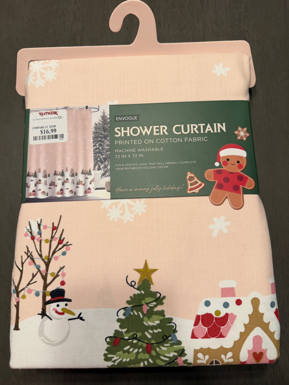 Pinkmas Shower Curtain